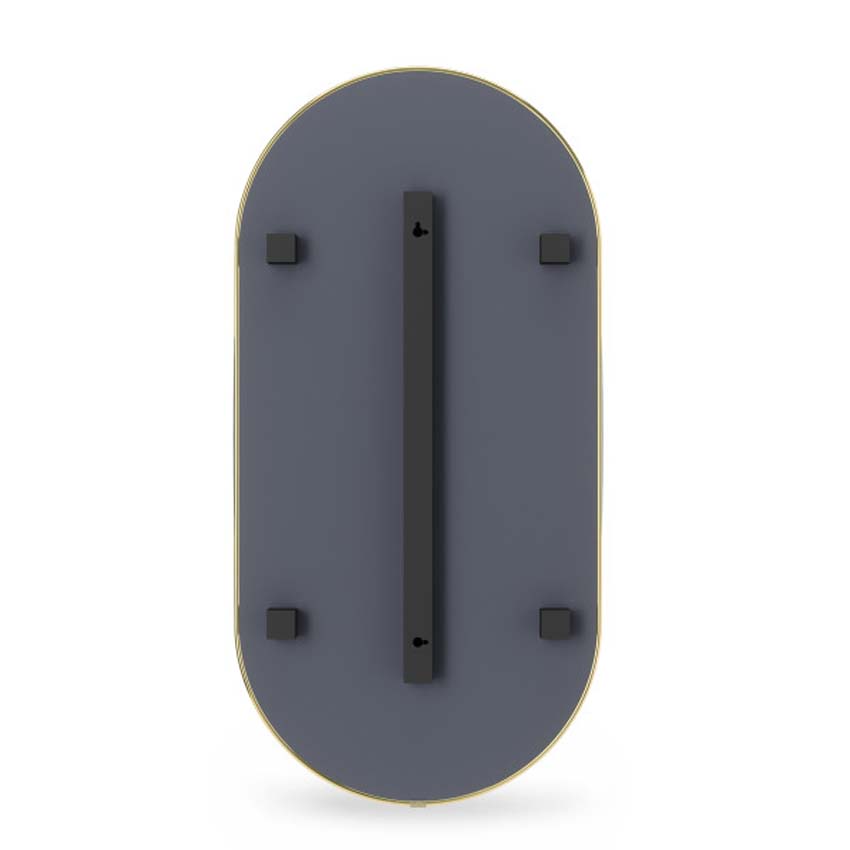 Spiegel Umbra Hubba ovaal koper 91x45cm