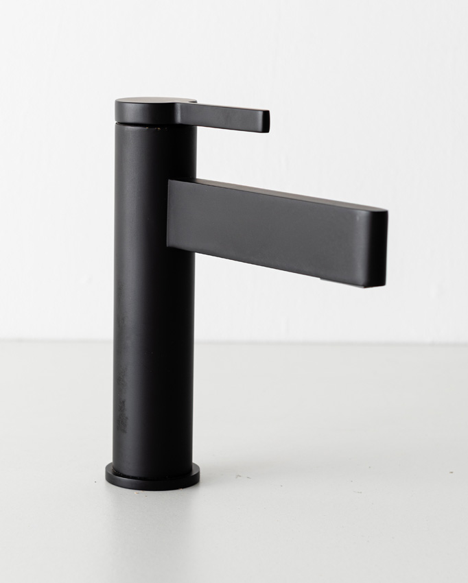 Robinet de lavabo Madera noir mat