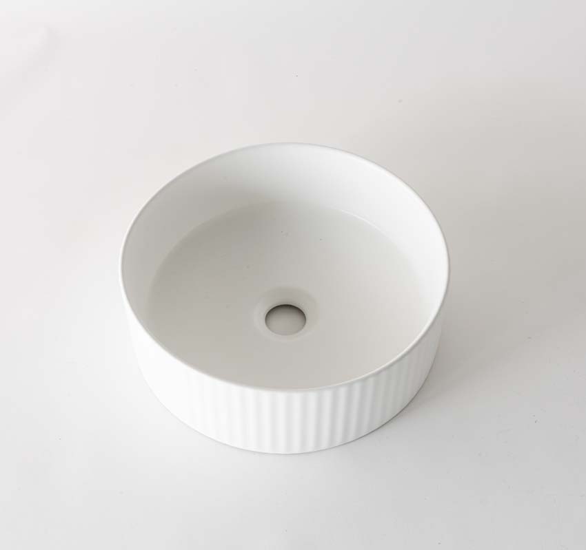 Vasque à poser Gadot blanc mat 36cm