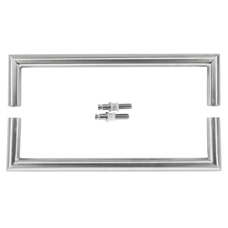 Tirant noto rond angles droits 20/300 inox plus paire pour verre