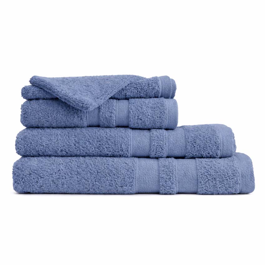 Serviette de bain Cosibel en coton jeans 70x140cm qualité hôtelière