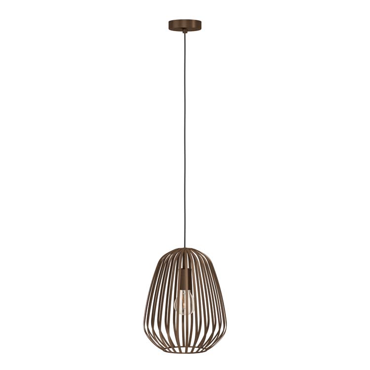 Suspension - bronze - Ø28cm - dimmable - E27 - 1x40W