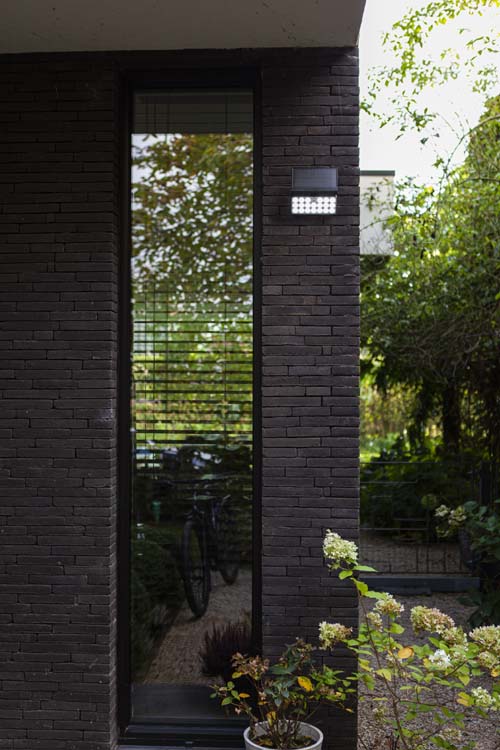 Applique solaire mat noir 1000LM