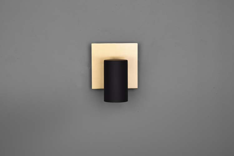 Opbouwspot Marlie Zwart/Goud 1xGU10