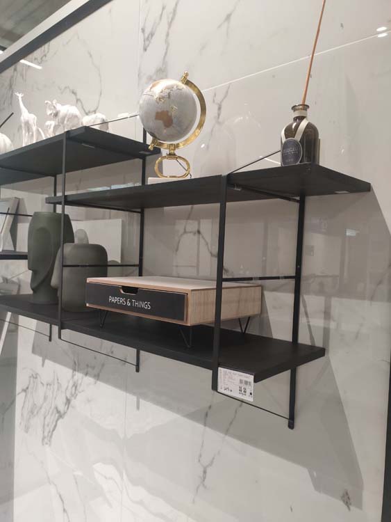 Carrelage de sol et mural Lucca Di Marmi imitation marbre blanc brillant 60x120cm