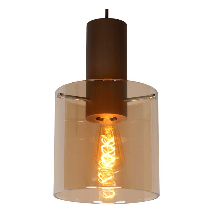 Hanglamp - amber - Ø20cm - E27 - 40W