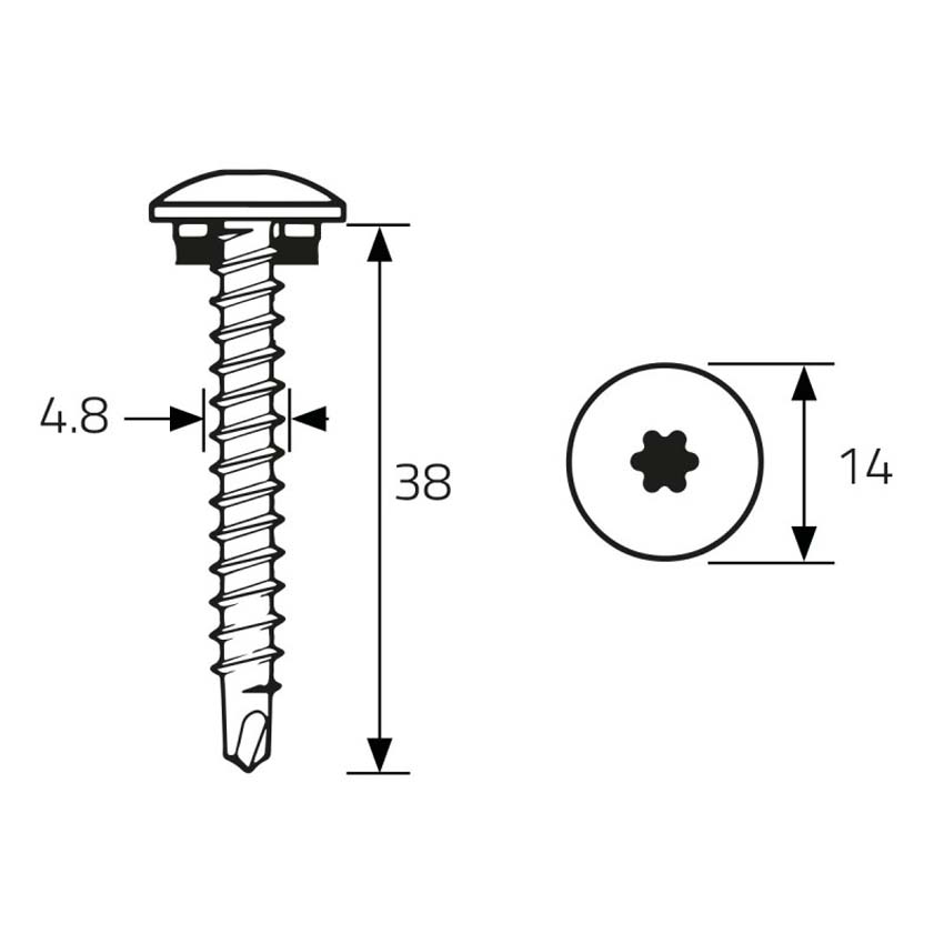 Vijzen voor Line up outdoor metaal grafietgrijs