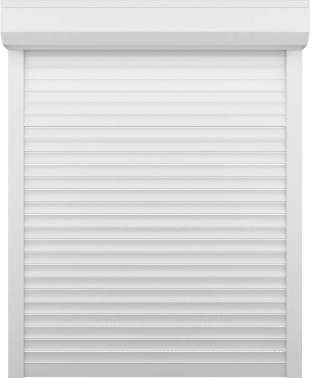 Volet roulant Fey pvc blanc sangle B 1500 x H 1600 mm recoupable
