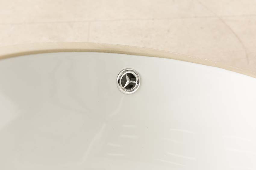 Lavabo Jane blanc 51x39x20cm