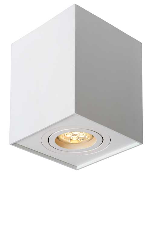 Lucide TUBE - Plafondspot - GU10 - Wit
