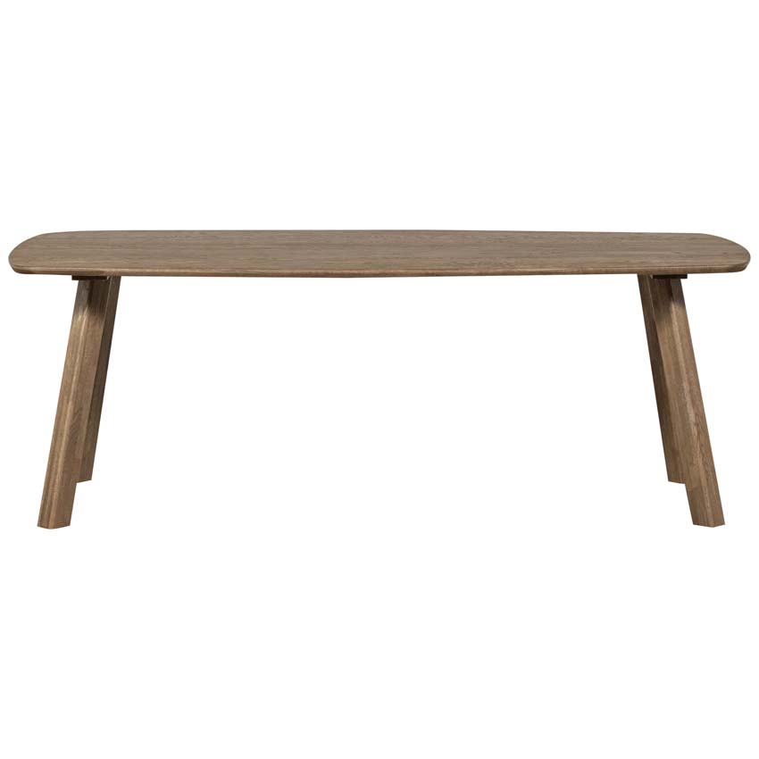 Table Taylor en chêne rectangulaire brune 220x100cm