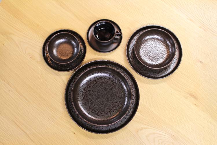Assiette Tabo Chocolate 17,5 x H 2,5 cm