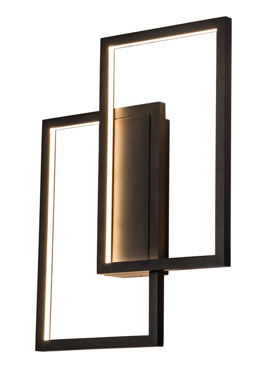 Wandlamp Modern LED Zwart 40W 3000K 480LM