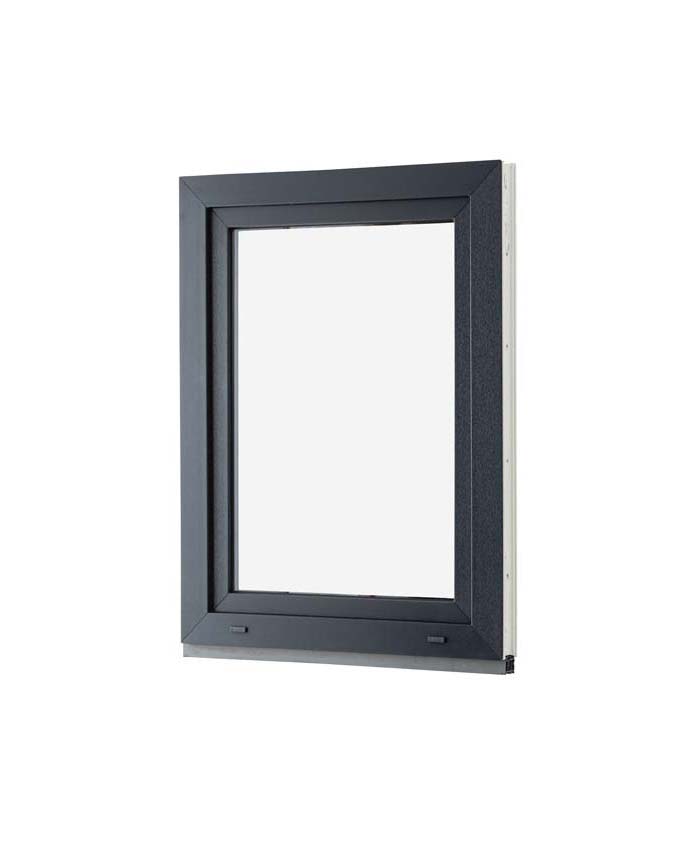 1-VAN Châssis oscillo-battant pvc Elegant anthra/bl B1000xH1200 mm G