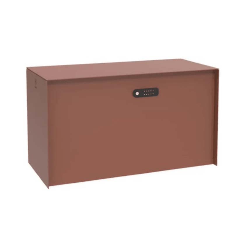 Boîte à colis ONZO (eSafe) Bulkbox aspect acier corten