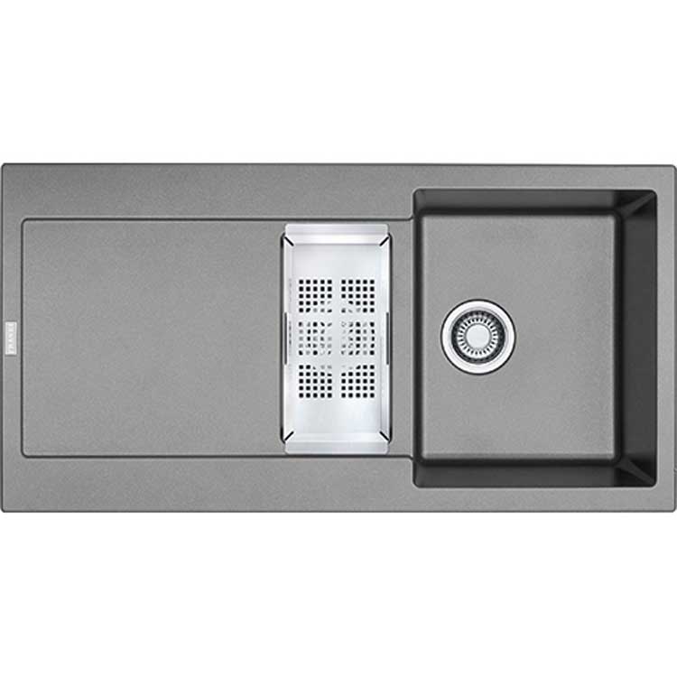 Évier Franke Maris gris pierre 1,5 bac 97x50cm