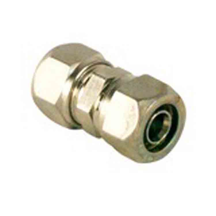 Raccordement droit Pex-Alu diamètre 16/2x16/2