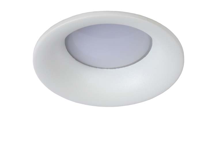 Spot encastré salle de bain - blanc - Ø8,5cm - GU10 - 5W - IP44