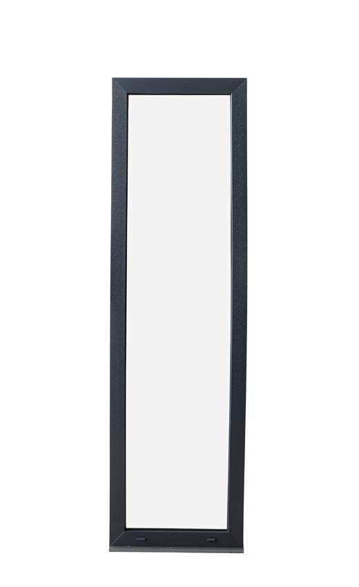 Châssis fixe pvc Deceuninck Elegant Infinity anthra/bl B600xH2100 mm