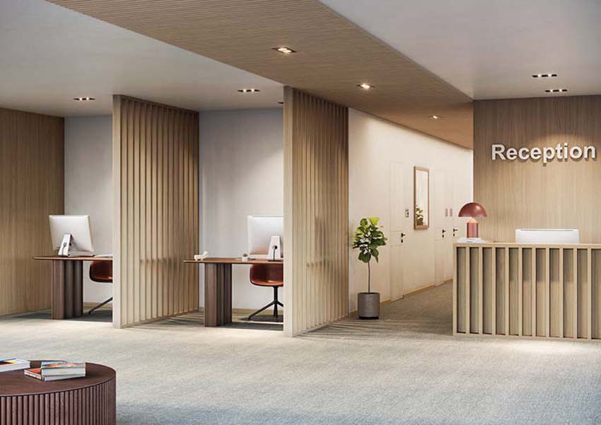 Top- of bodemprofiel roomdivider Line up Divide licht eik 192,5cm