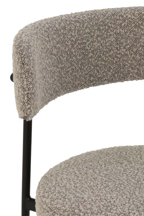 Stoel Boucle grijs