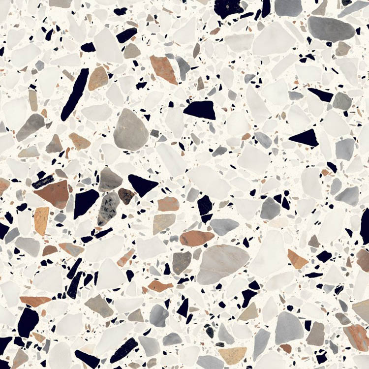 Carrelage Terrazzo bianco macro 20x20cm