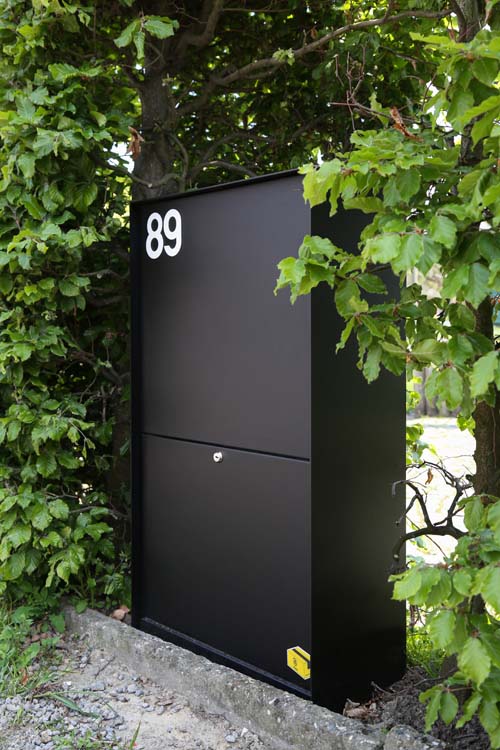 Boîte à colis eSafe Dropbox Medium Back noir