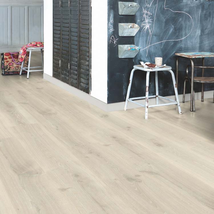 Stratifié Quick-Step Creo 7mm chêne Tennessee gris 120x19cm