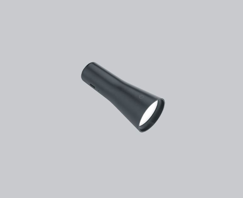 Bureaulamp - zwart - 20x12x36cm - dimbaar - LED - 1x2W - 3000K - USB-C