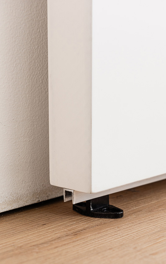 Complete enkele schilder schuifdeur Titus 93x211,5cm + rail robust zwart