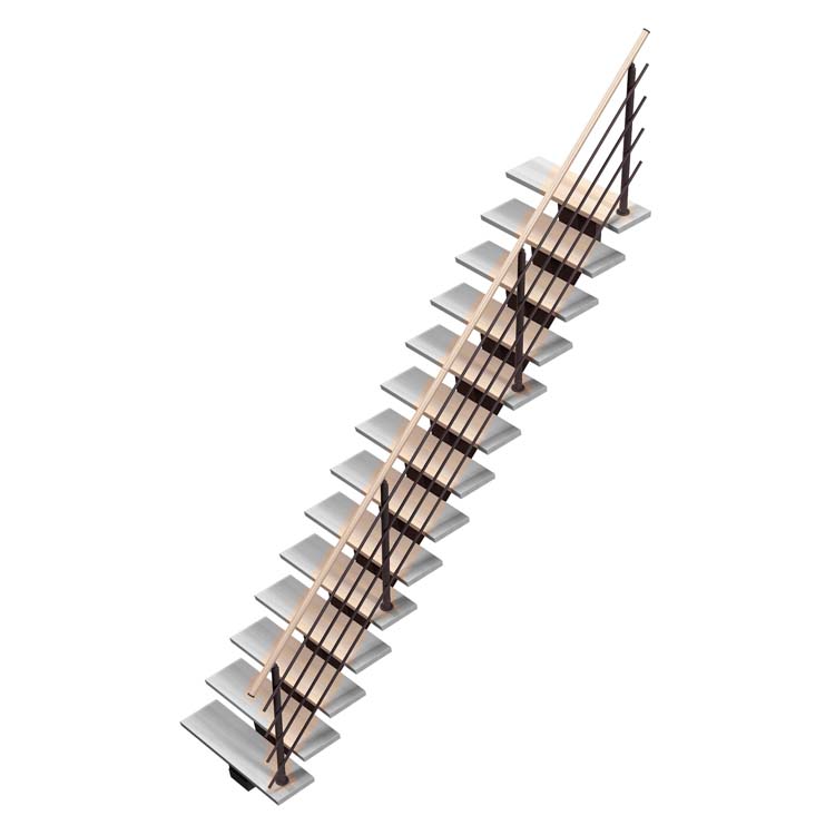 Rampe hêtre Flieden anthracite