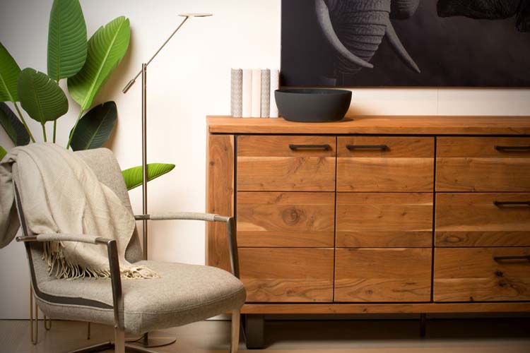 Lucide ANSELMO - Lampadaire - Ø 25 cm - 9W 3000K - Chrome Dépoli