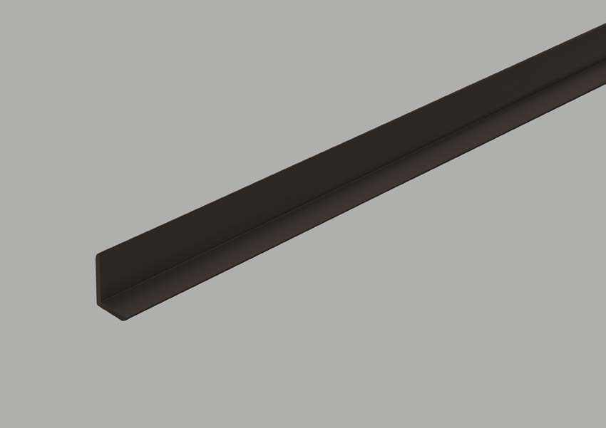Coin extérieur Dumawall noir 16-12mm 2.6m