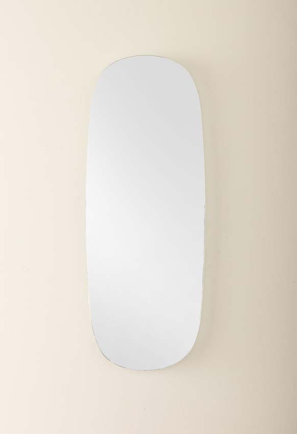 Miroir Fendi ovale LED + anti-buée 38x100cm