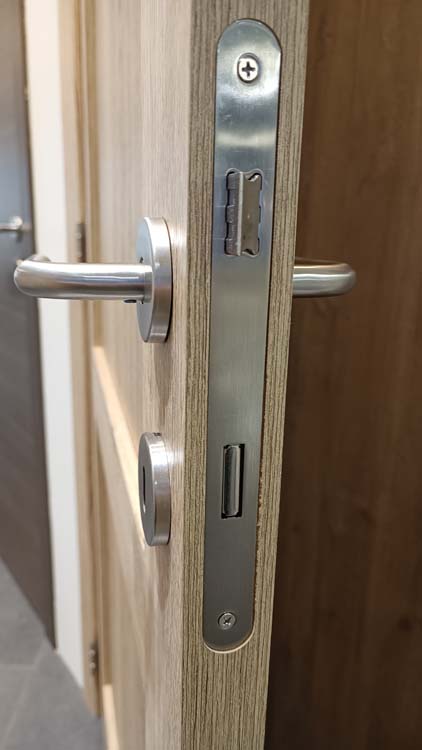 Complete binnendeur Realwood 2 Panel 201,5x73cm tubespaan omkeerbaar + deurkast 16,5cm