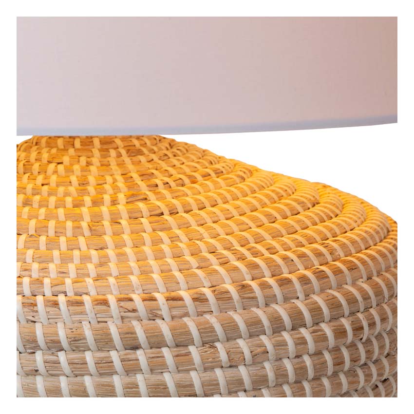 Lucide Premium Ambala - Tafellamp - Ø 45 cm - E27 - 1x40W - Naturel Lucide Premium Ambala - Tafellamp - Ø 45 cm - E27 - 1x40W - Naturel