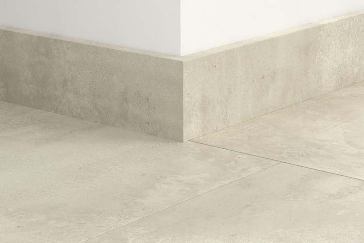 Plinthe parquet Quick-Step 14 x 77 x 2400 mm Béton teinté