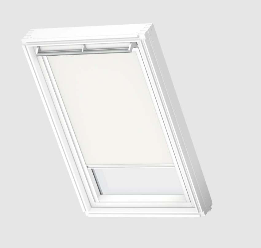 Store enrouleur Velux occultant à commande manuelle blanc UK06 1025SWL