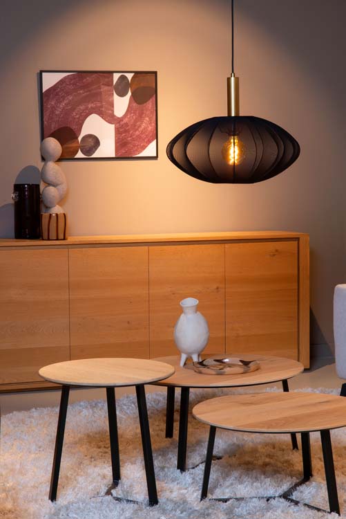 Hanglamp - zwart - Ø50 cm - E27 - 40W