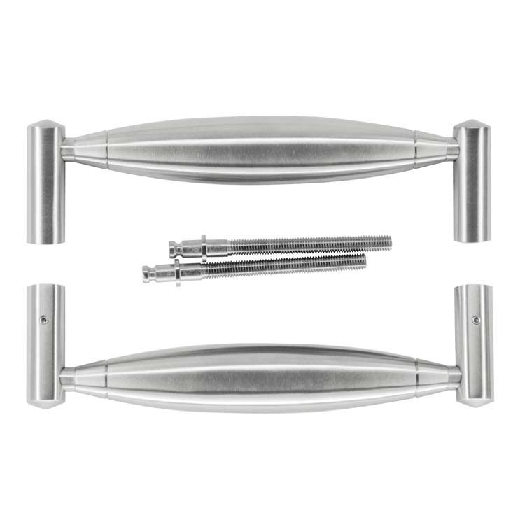 Tirant salerno inox plus paire épaisseur porte>3cm