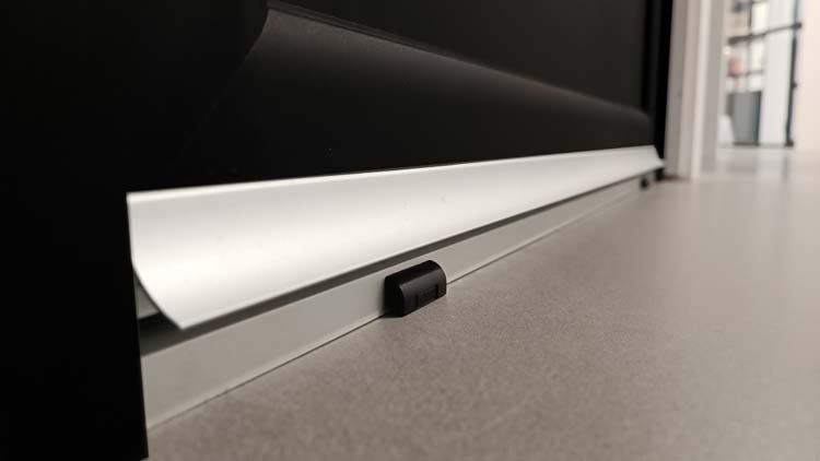 Buitendeur alu Aveiro zwart L 960X2180 mm