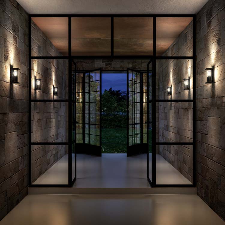 Wandlamp buiten - antraciet - E27 - IP54