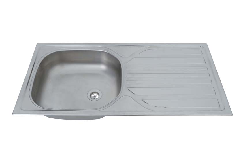 Spoelbak Ned inox 86x43,5cm