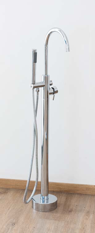 Robinet de baignoire Hermelien à poser chrome