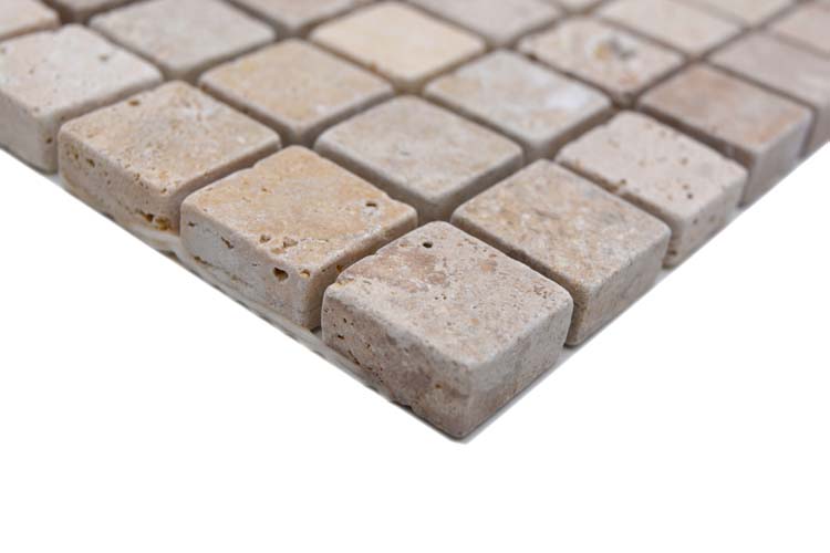 Mosaïque travertin light S 30,5 x 30,5 cm
