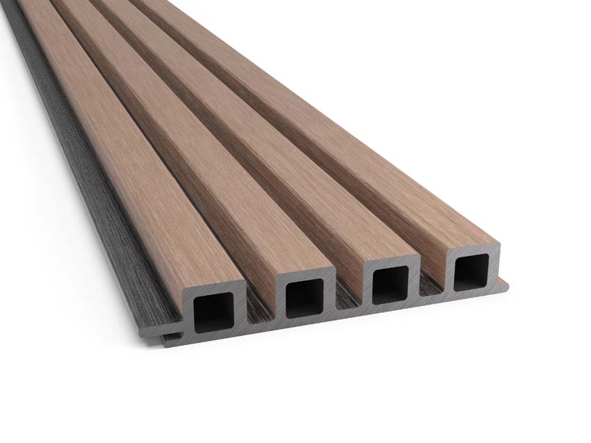 Gevelpaneel line up Noa WPC eik/zwart 15,9x290x2,5cm