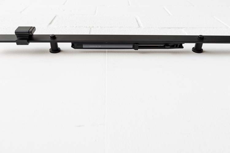 Complete dubbele stalen schuifdeur Tyra 2x3R op maat + rail zwart