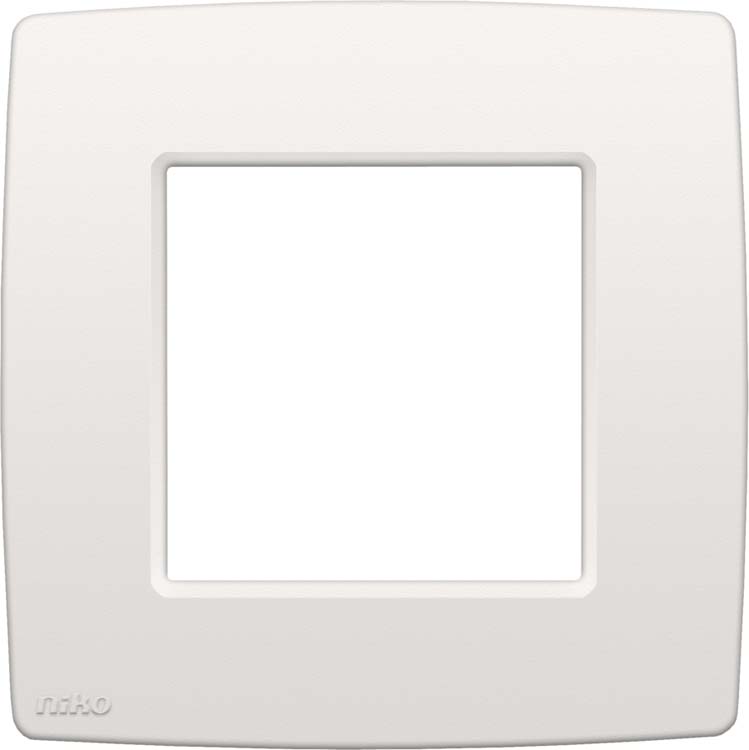 Plaque de finition simple original white