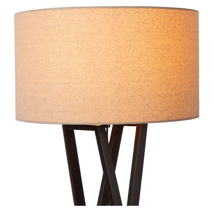 Lucide TRAFALGAR - Vloerlamp - 1xE27 - Zwart