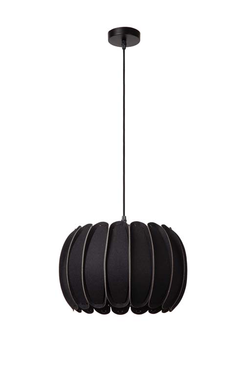 Lucide SPENCER - Suspension - Ø 30 cm - 1xE27 - Noir
